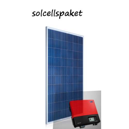Solcellspaket  2700 W    (2,7kw)
